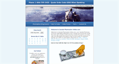 Desktop Screenshot of canada-pharmacies-online.com